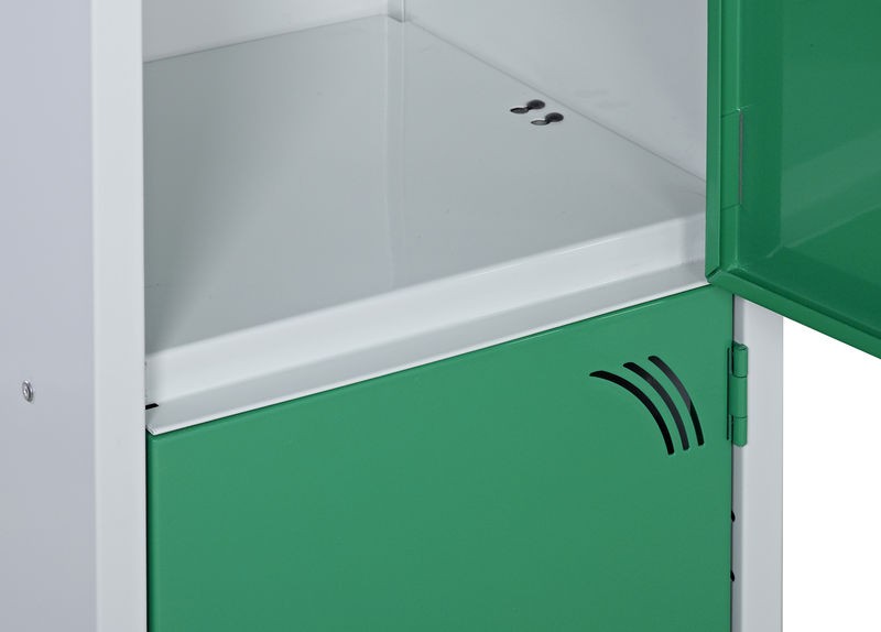 Express Six Door Locker - Flat Top