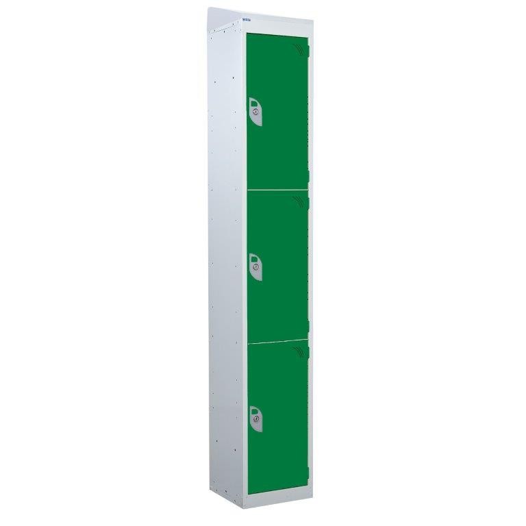 Express Three Door Locker - Sloping Top